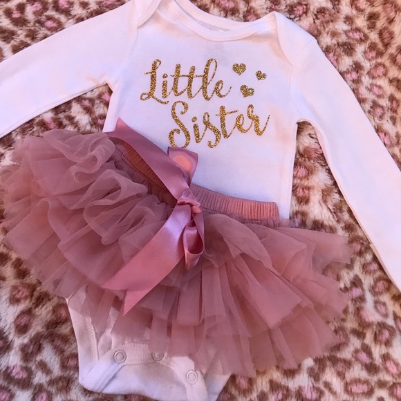 little sister baby outfit